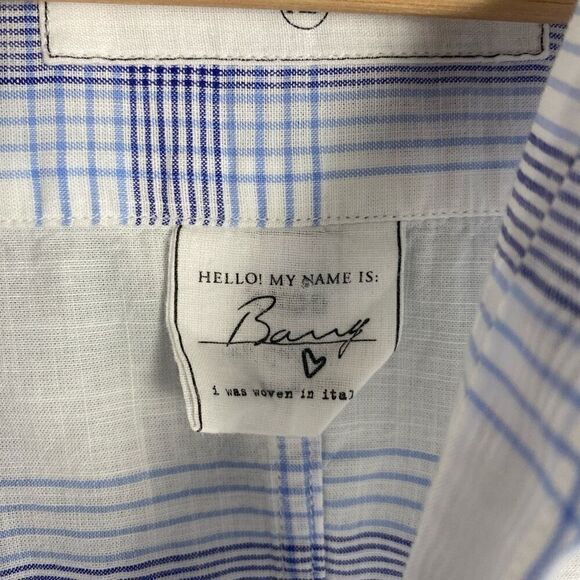 Frank & Eileen BARRY Tailored Button-Up Plaid Shirt - Picture 4 of 8